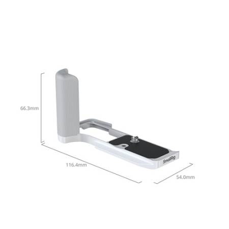 SmallRig 5430 - płytka L-kształtna do Canon EOS R50 V, wymiary i zawartość zestawu